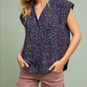 SOLD 🌱Anthropologie Maeve Blouse